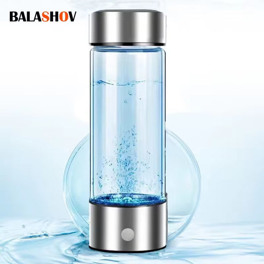 420Ml Hydrogen-Rich Water Cup Electric Hydrogen Rich Water Generator Bottle Titanium Quality Filter Portable Antioxidant Lonizer
